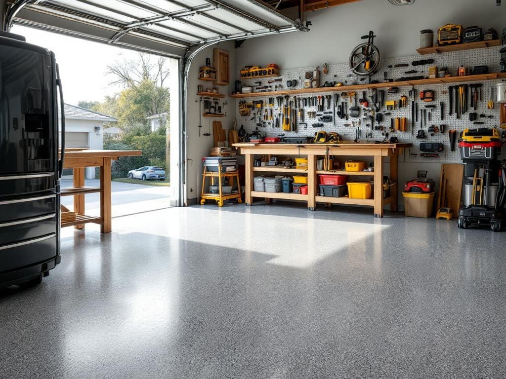 Workshop floor coating Murfreesboro